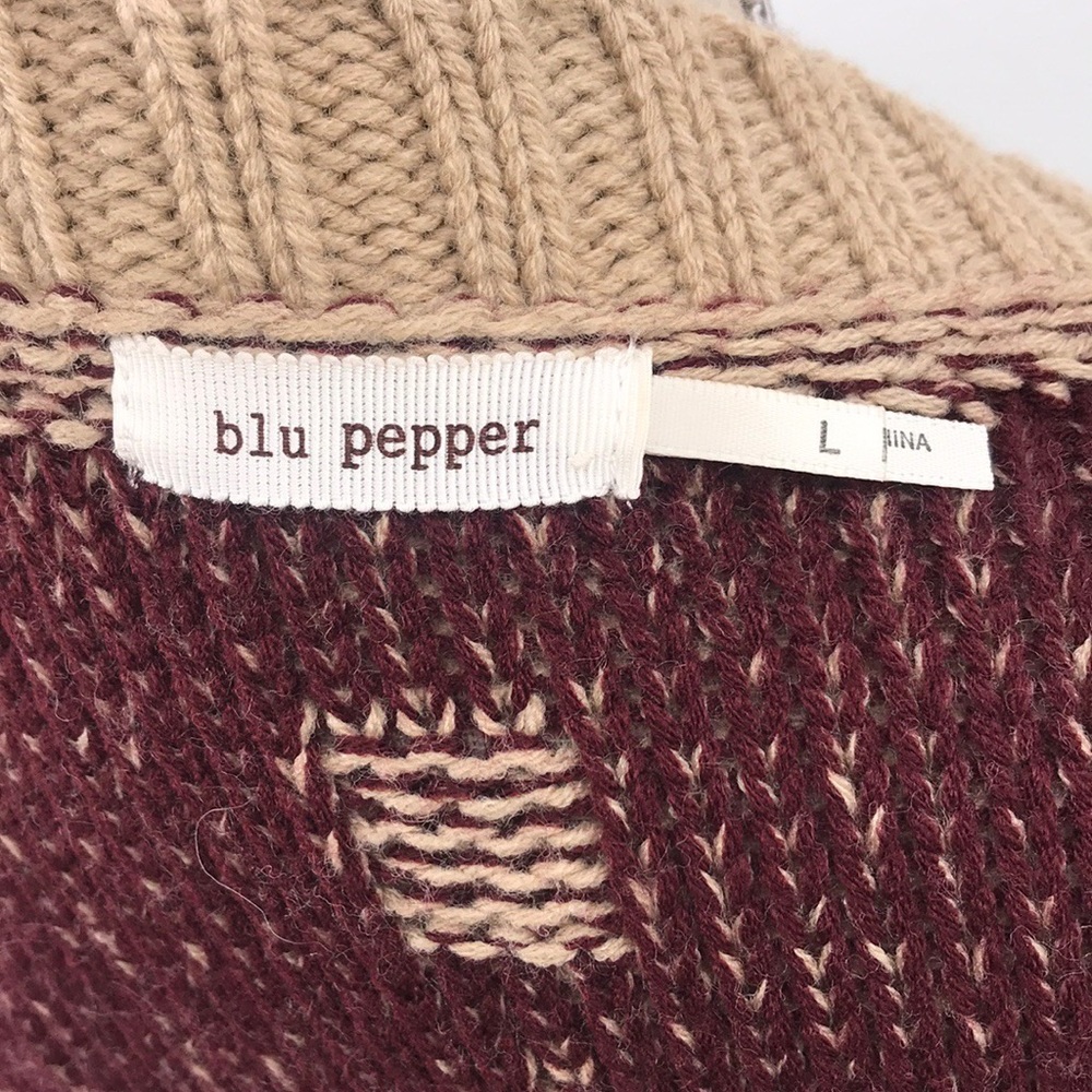 Blu Pepper Aztec Dolman Open Cardigan - Picture 7 of 8